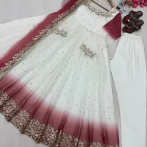 Georgette Anarkali Gown Set