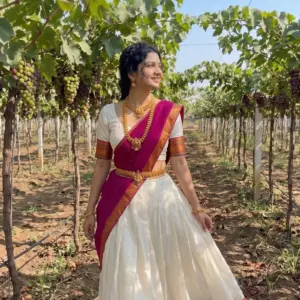 Mul Cotton Zari Woven Lehenga Set