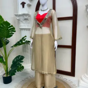 Salsa Silk Gown Set for Women