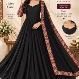 Georgette Anarkali Gown