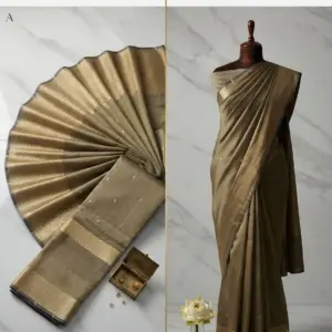 Tissue Saree with Blouse