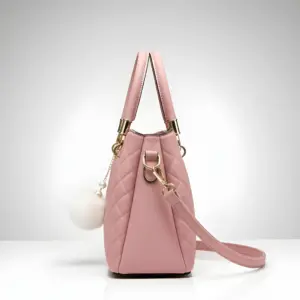 Stylish Ladies PU Leather Shoulder Handbag Premium Fashion Tote Bag with Spacious Multi-Compartment