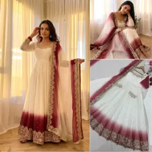Georgette Anarkali Gown Set