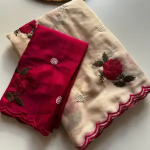 Rangoli Silk Embroidered Saree
