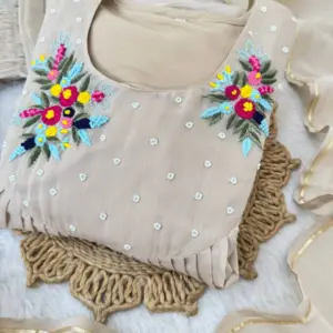 Presenting By New Party Wear L@@K Pure Viscos Mul Chanderi Cotton A Line pattern P@nt With Dup
