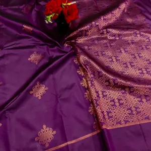 Soft Silk Saree with Blouse – Design 3