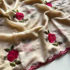Rangoli Silk Embroidered Saree