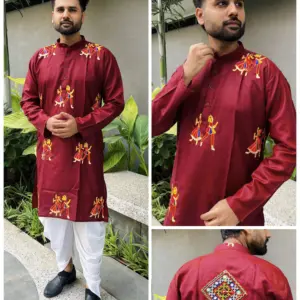 Flex Cotton Embroidered Kurta Set
