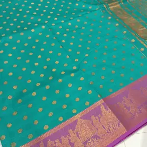 Soft Silk Zari Saree with Blouse