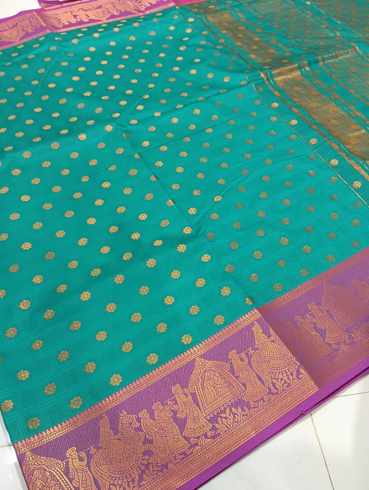Soft Silk Zari Saree with Blouse
