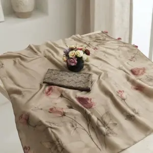Tissue Digital Saree with Blouse