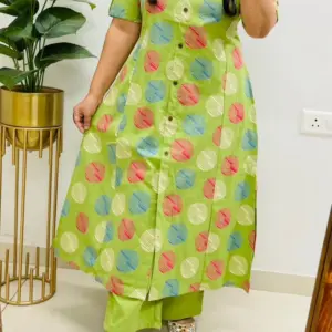 Poly Rayon Co-ord Set for Women – Design 4
