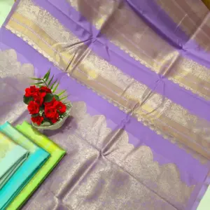Zari Woven Saree with Blouse