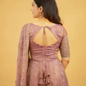 Mayuri Mauve Anarkali with Dupatta