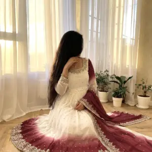 Georgette Anarkali Gown Set