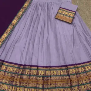 South Indian Kanjivaram Silk Half-Saree Set