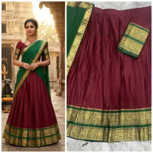 Kanci Cotton Silk Lehenga Set