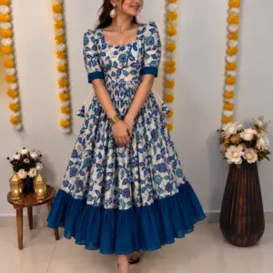 Kalamkari Silk Frock