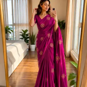 Space Silk Saree