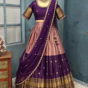 Lehanga collection full stiched Lehenga with Full stiched Designer maggam work blouse with embroider