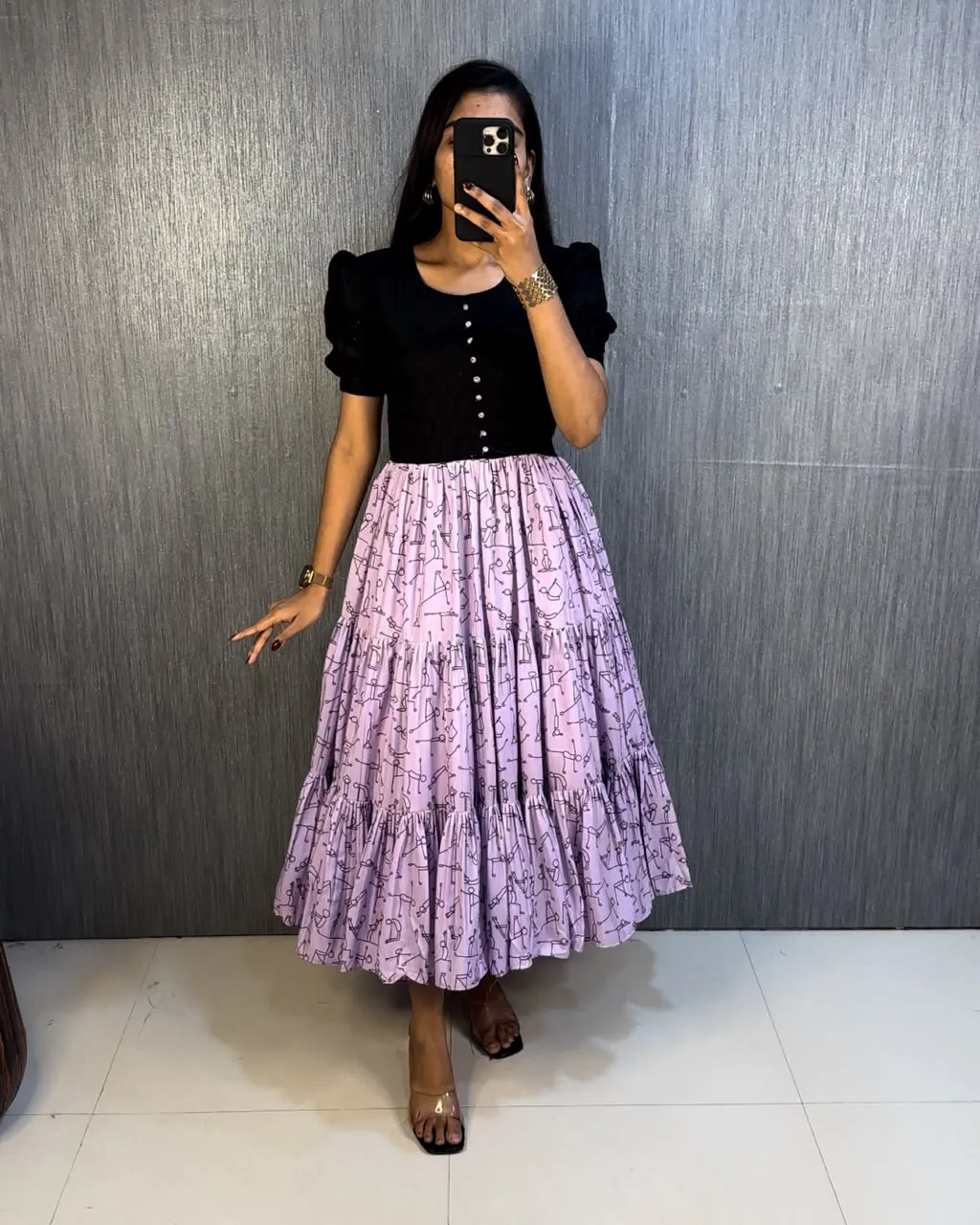 Premium Hakoba Muslin Designer Gown