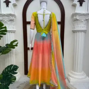 Elegant 3-Piece Anarkali Set