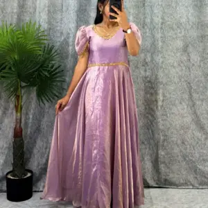 Premium Muhana Designer Space Silk Gown