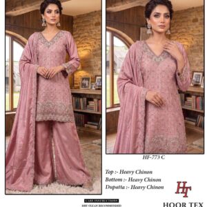 Hoor Tex HF-773 773-C Chinon Sharara Suit