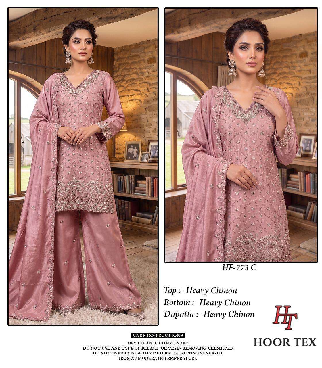 Hoor Tex HF-773 773-C Chinon Sharara Suit