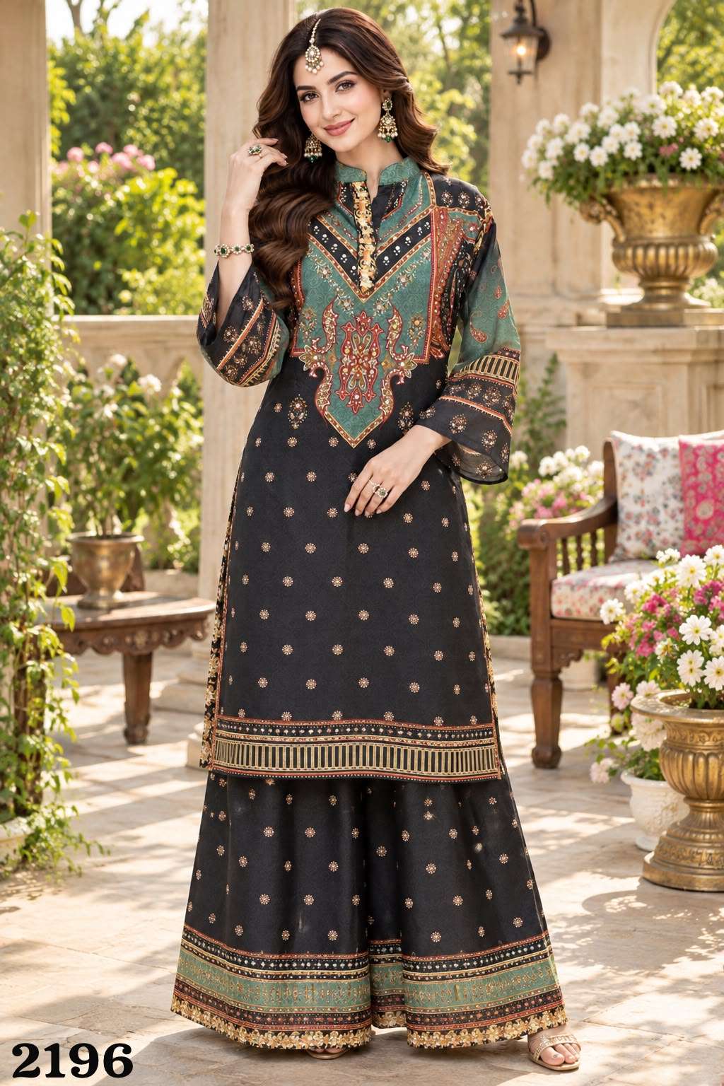 Mrudangi Saachi Vol-95 2196 Crepe Silk Co-ord Set