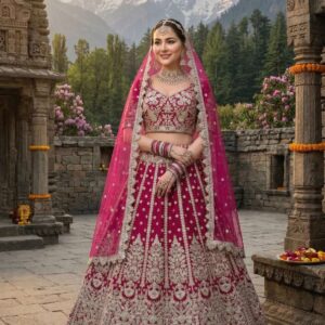Senhora KB-1093-A Net Embroidered Lehenga