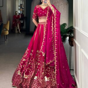 Taraa L 1459 Natural Silk Lehenga