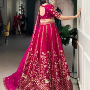 Taraa L 1459 Natural Silk Lehenga