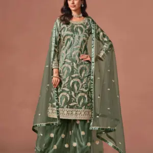 Twisha Aanaya Vol-244 244-B Net Sharara Suit