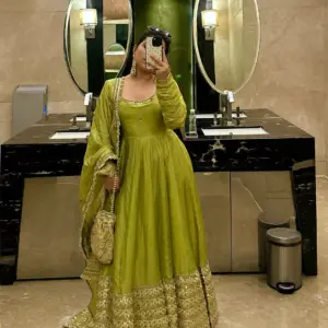 Fox Chinon Silk Gown