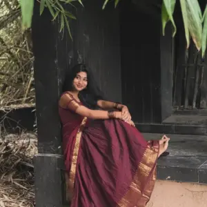 Kanchi Cotton Zari Woven Lehenga Set