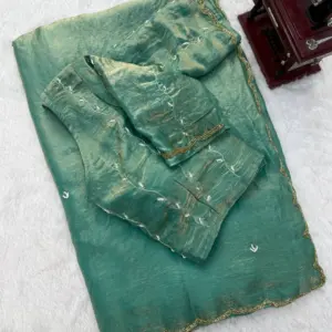 Designer Saree with Hand Work