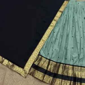 Kanchi Cotton Zari Woven Lehenga Set