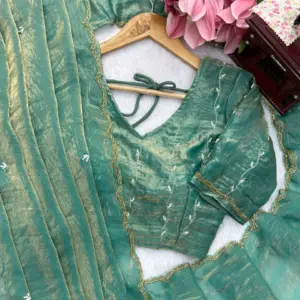 Designer Saree with Hand Work