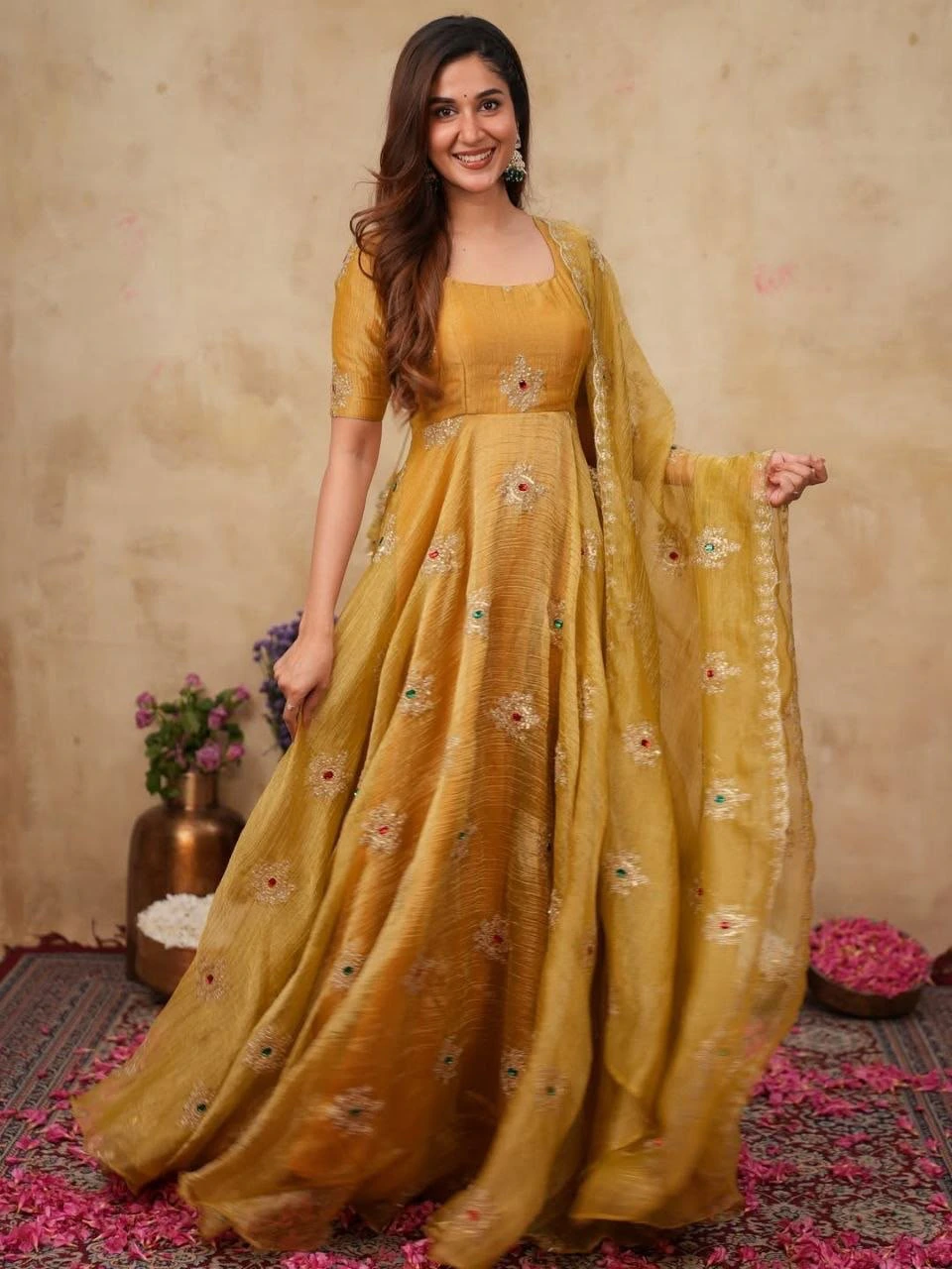Designer Gown with Dupatta