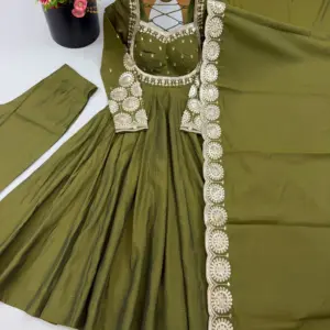 Anarkali Three Piece Set