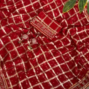 Viscose Georgette Saree – Design 3
