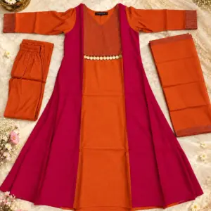 Mul Chanderi Silk Kurta Set