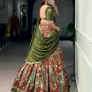Vichitra Silk Lehenga