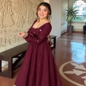 Fox Chinon Silk Gown