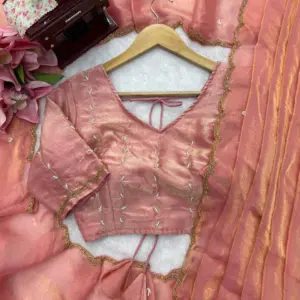 Designer Saree with Hand Work