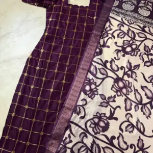 Kurti with Kalamkari Dupatta