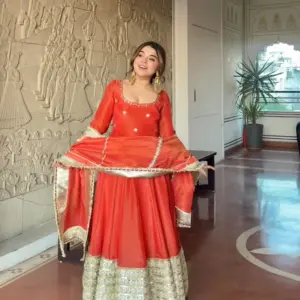 Fox Chinon Silk Gown
