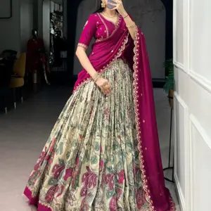 Vichitra Silk Lehenga