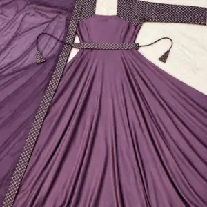 Rangoli Embroidery Anarkali Suit